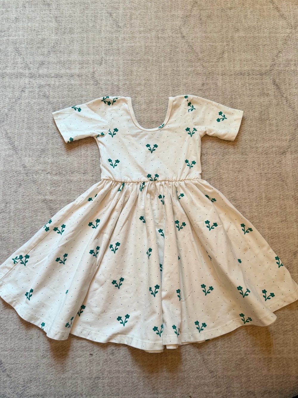 Alice & Ames Short-Sleeved Ballet Twirl Dress in Double Blossom (3T - see note!)